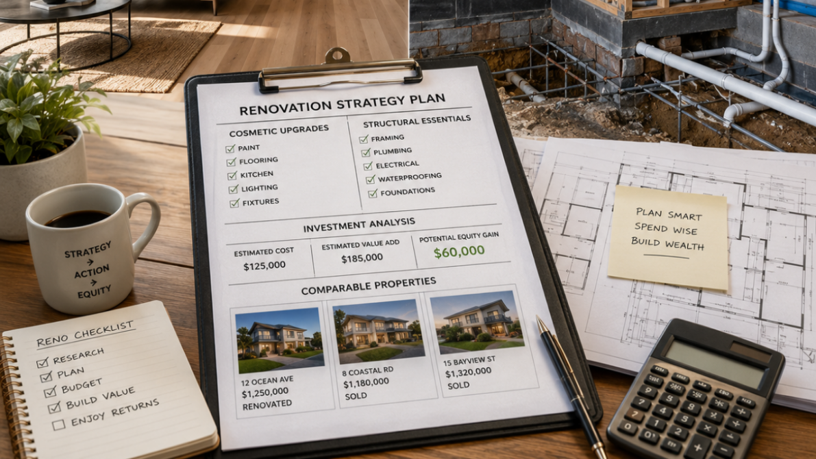 Cosmetic Renovation vs Structural Renovation