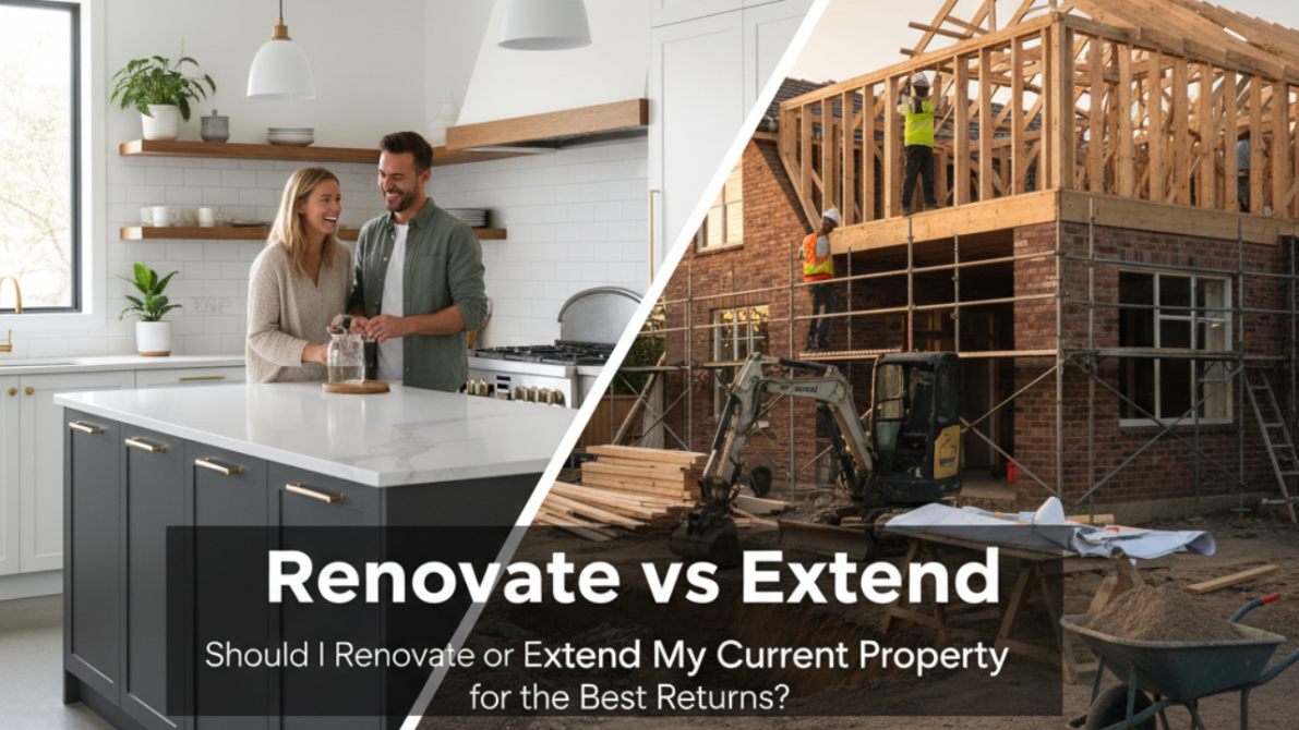 Renovate vs Extend: Should I Renovate or Extend My Current Property for the Best Returns